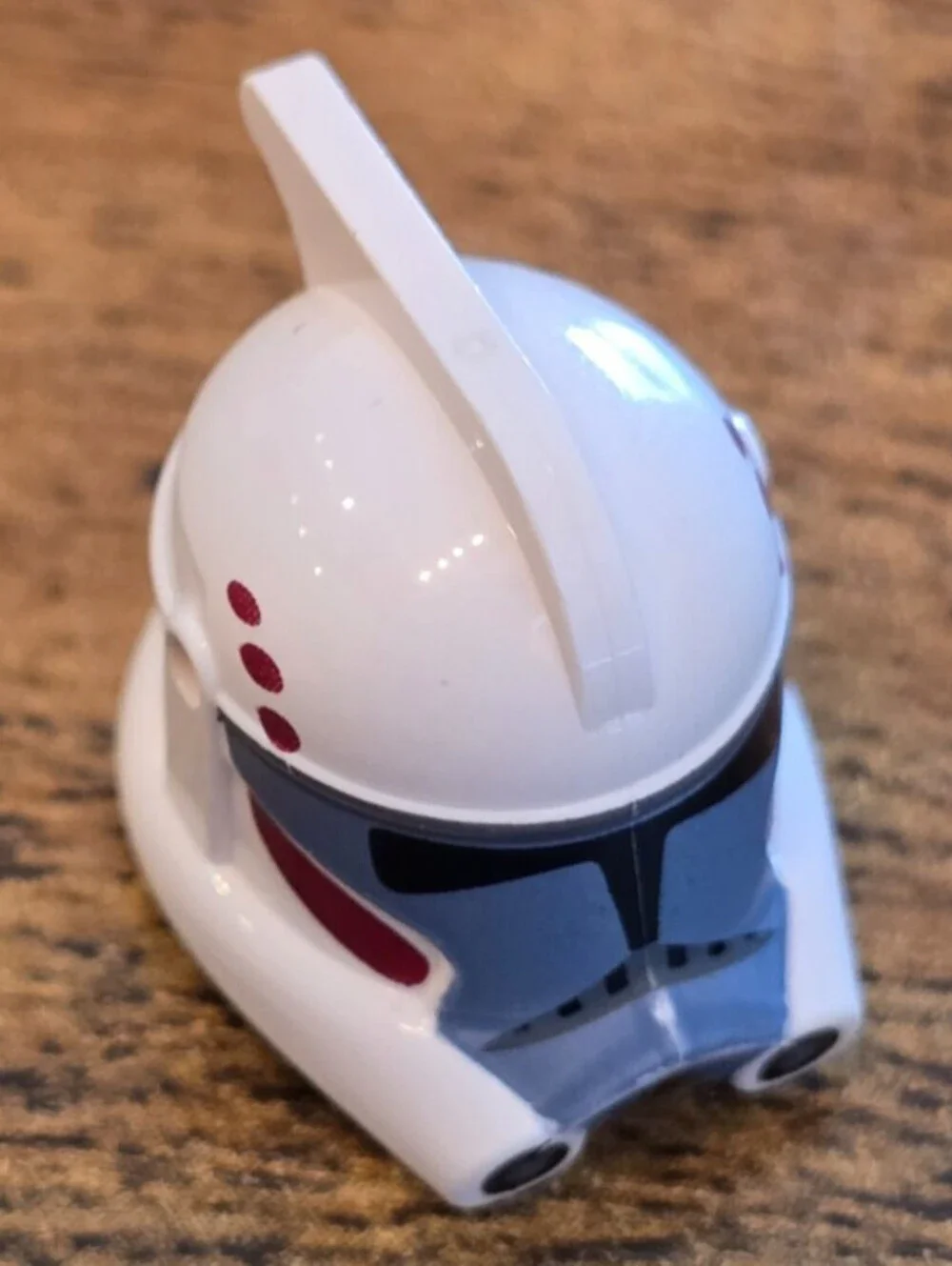 Lego Star Wars ARC Trooper helmet dark red markings
